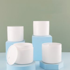 Home 3 100-gram white cream jar