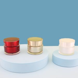 Cosmetics packaging bottles, facial creams bottles, manufacturers directly supply customized travel vacuum acrylic plastic packaging bottles